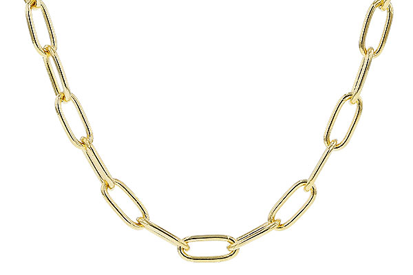 A292-33058: PAPERCLIP SM (18", 2.40MM, 14KT, LOBSTER CLASP)
