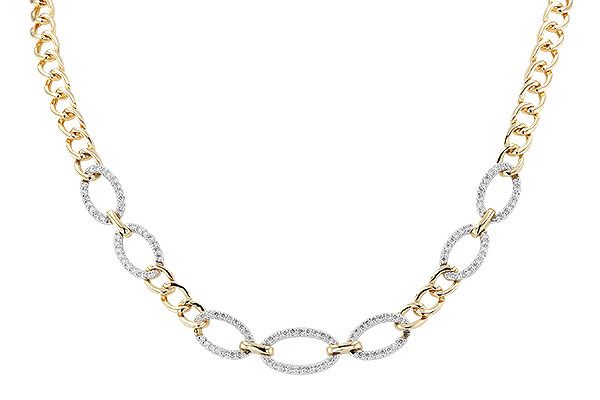 B292-29403: NECKLACE 1.12 TW (17")(INCLUDES BAR LINKS)