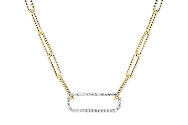 F292-27630: NECKLACE .50 TW (17 INCHES)