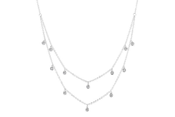 F292-28530: NECKLACE .22 TW (18 INCHES)