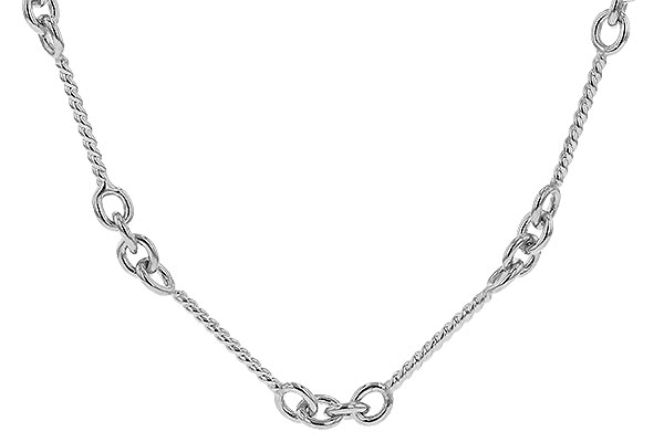 H292-33075: TWIST CHAIN (18IN, 0.8MM, 14KT, LOBSTER CLASP)