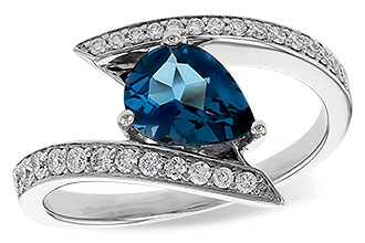 C293-19394: LDS RG 1.04 LONDON BLUE TOPAZ 1.28 TGW (8x6MM)