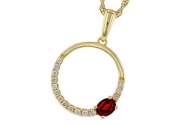 D293-21194: NECKLACE .26 RUBY .41 TGW