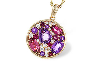 D293-24903: NECK 1.83 TW SEMI-PRECIOUS (P.TOUR, AMY) 2.00 TGW