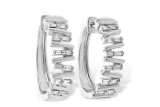 E208-68530: EARR .30 TW BAGUETTE DIAS